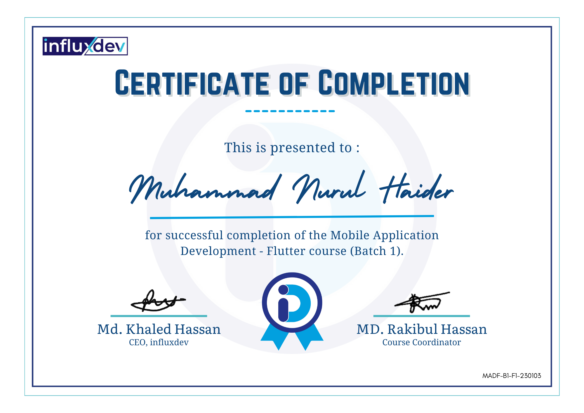 Certificate 3